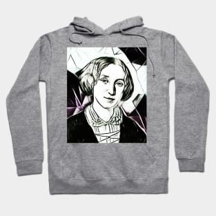 George Eliot Black and White Portrait | George Eliot Artwork 5 Hoodie